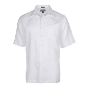 Weekender 100% Linen Pavilion Men's Casual Shirt Size S Short Sleeve Beach